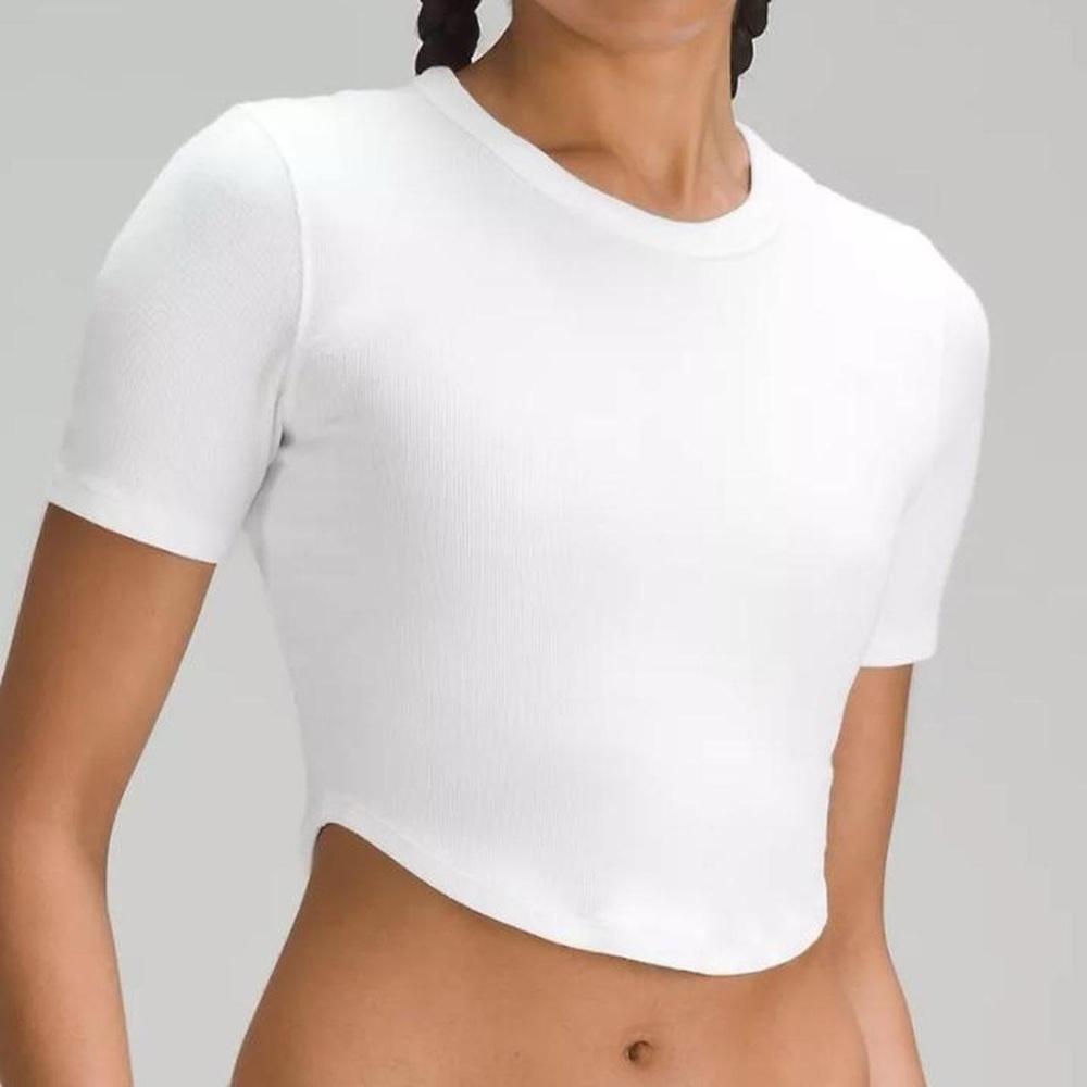 lululemon white cropped T
